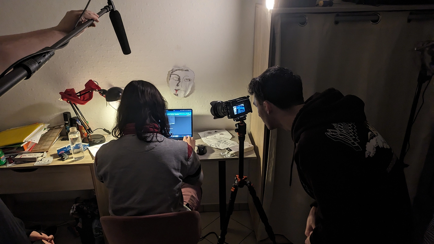 Tournage du court-métrage Cauchemard Lucide